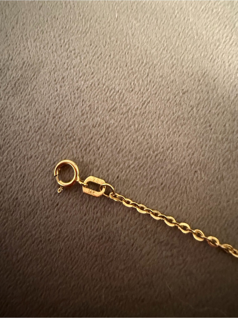 14k Solid Gold 20ā Chain Necklace with Spring Ring Clasp